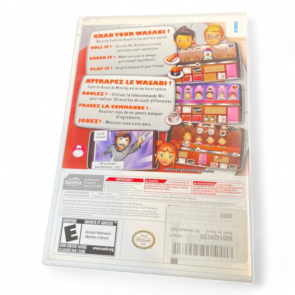 Sushi Go-Round (Nintendo Wii, SouthPeak) — Complete Pre-Owned Game - Picture 5 of 5